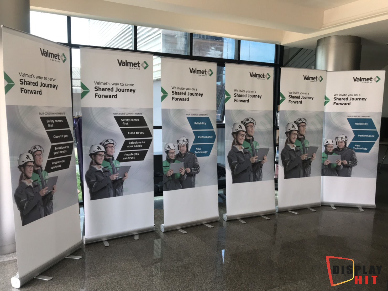   โรลอัพ / Roll up Samart Globe Valmet